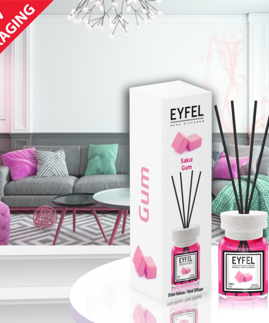 Odorizant de cameră Eyfel Guma (Bubble Gum) 120 ml